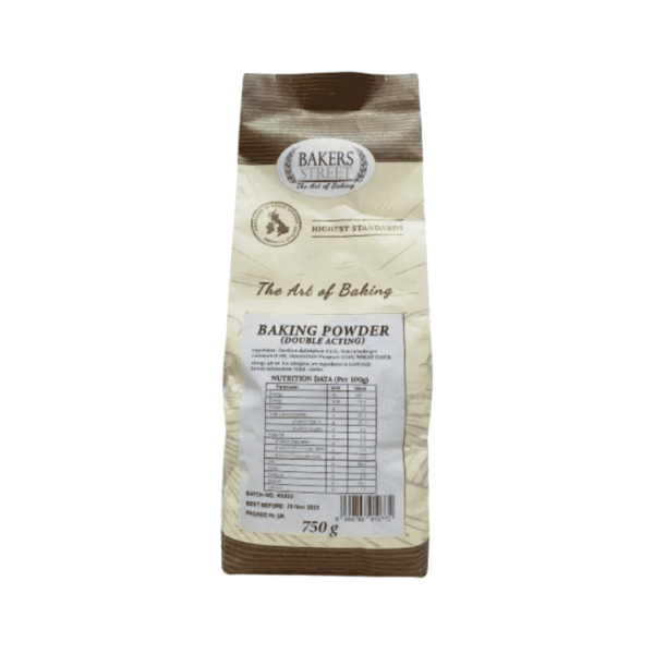 Bakers Street Baking Powder Bag Double Acting 750g