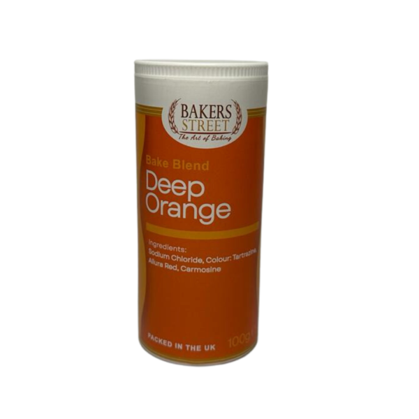 Bakers Street Deep Orange Food Colouring 100g