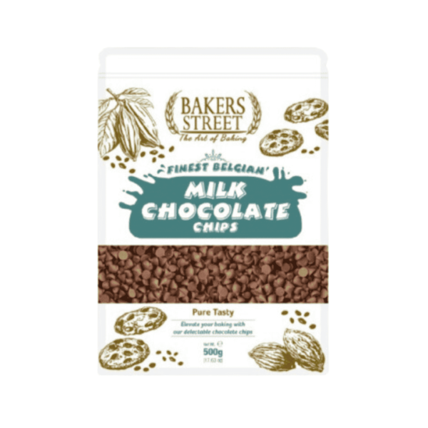 Bakers Street Milk Chocolate Chip 500g