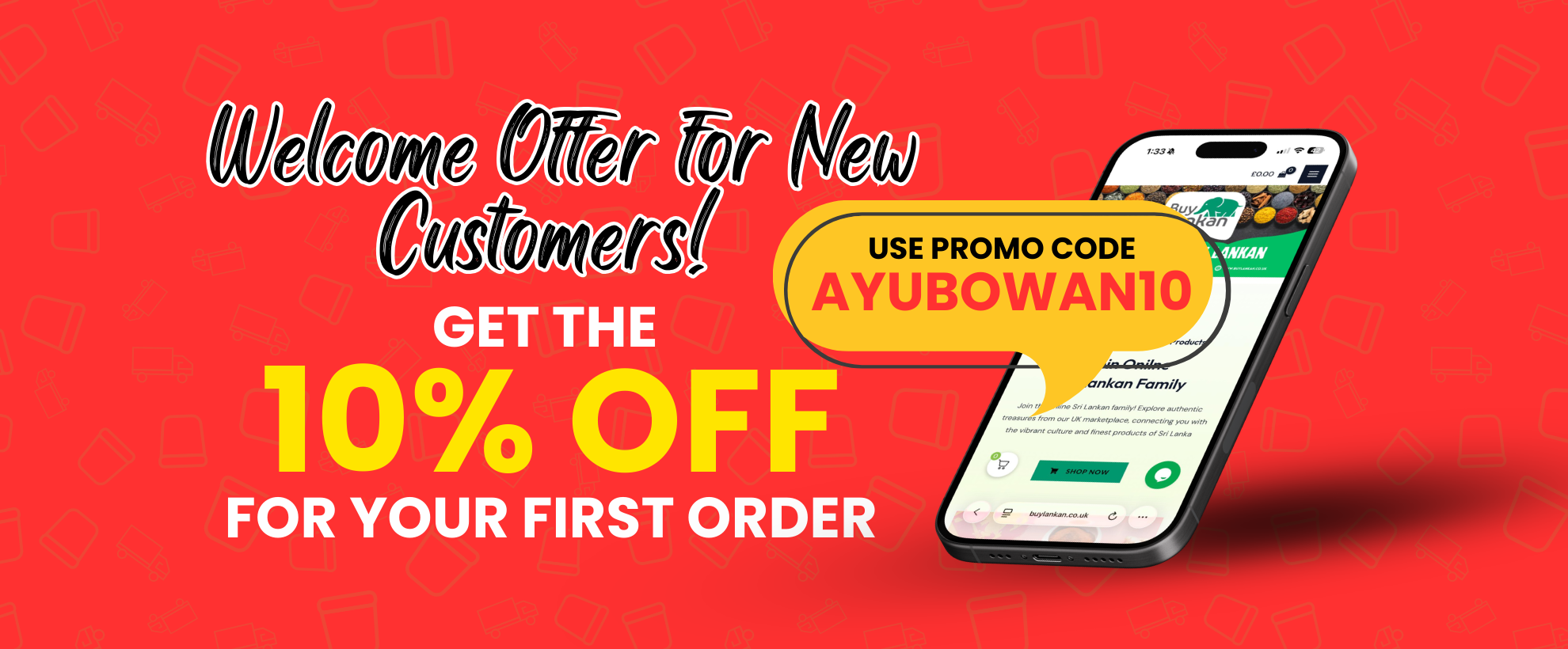 Welcome Offer Banner BuyLankan