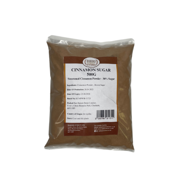 Bakers Street Cinnamon Sugar Powder 500g